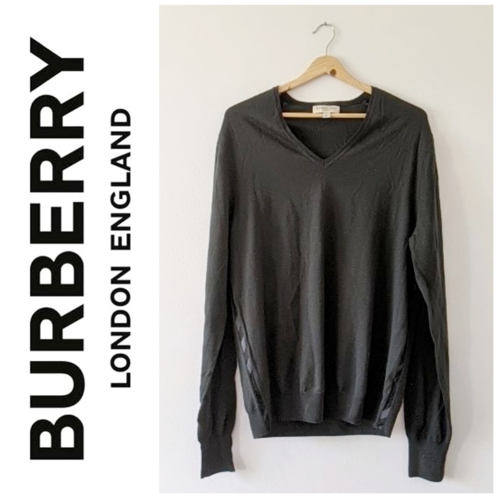 Burberry wool cardigan sweater
